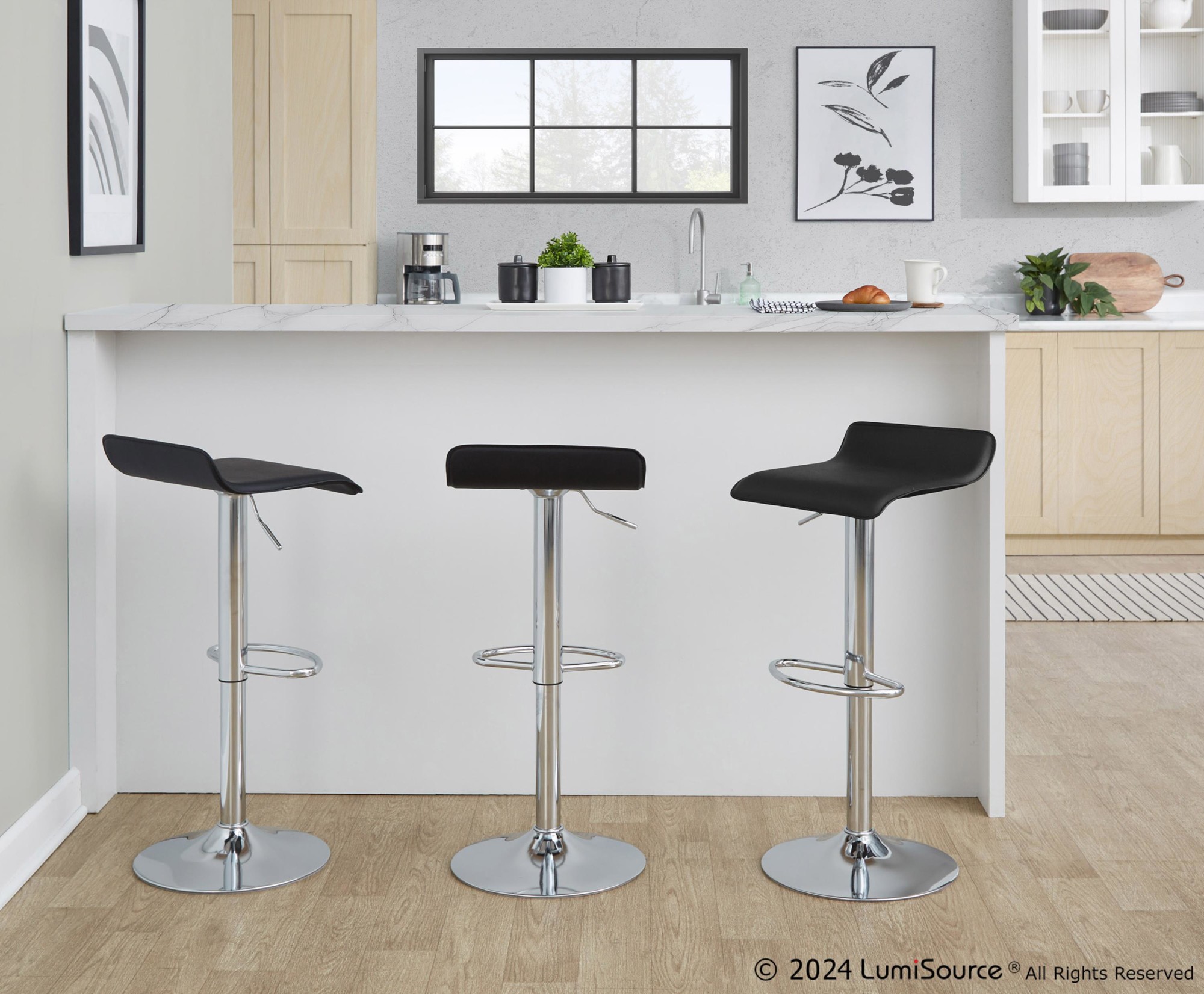 Ale Adjustable Barstool - Set Of 3